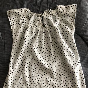 Lauren Conrad Polka Dot Dress Top